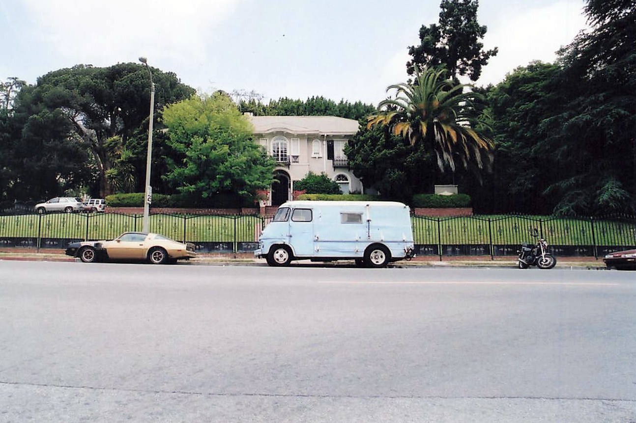 The front of the house, before