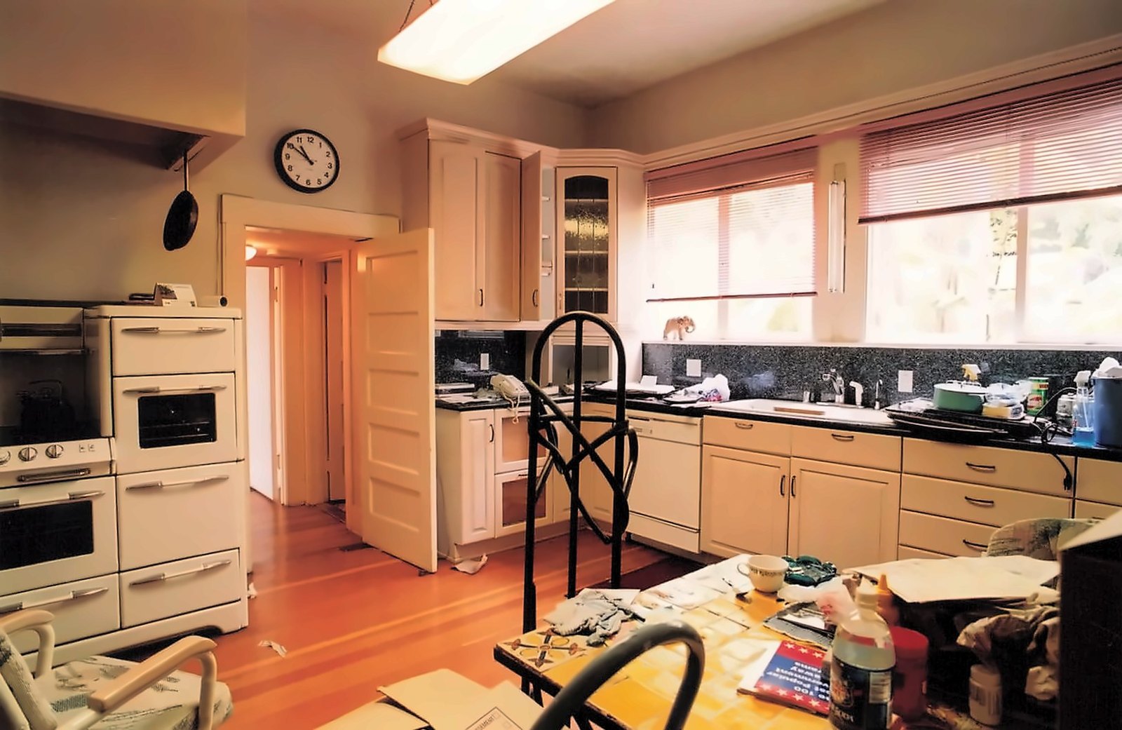 The kitchen, before