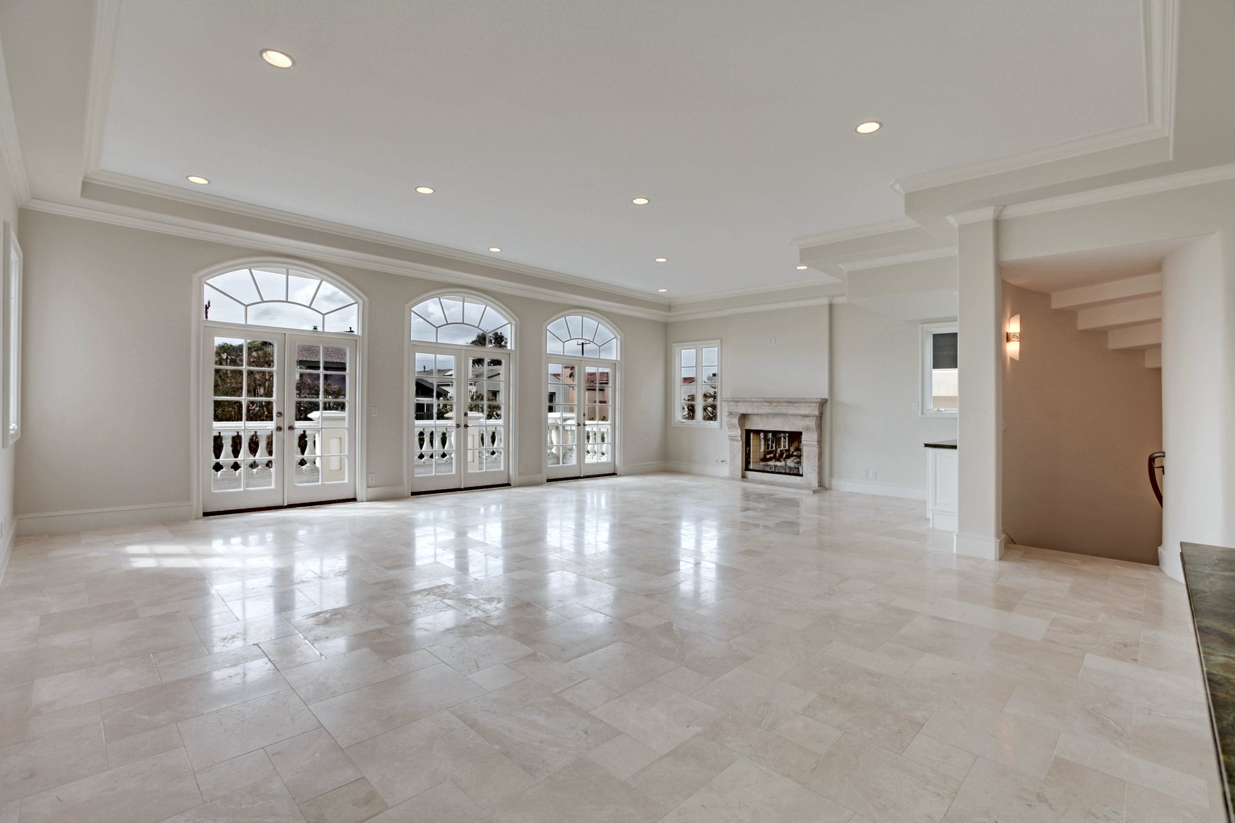 Living and dining room, after
