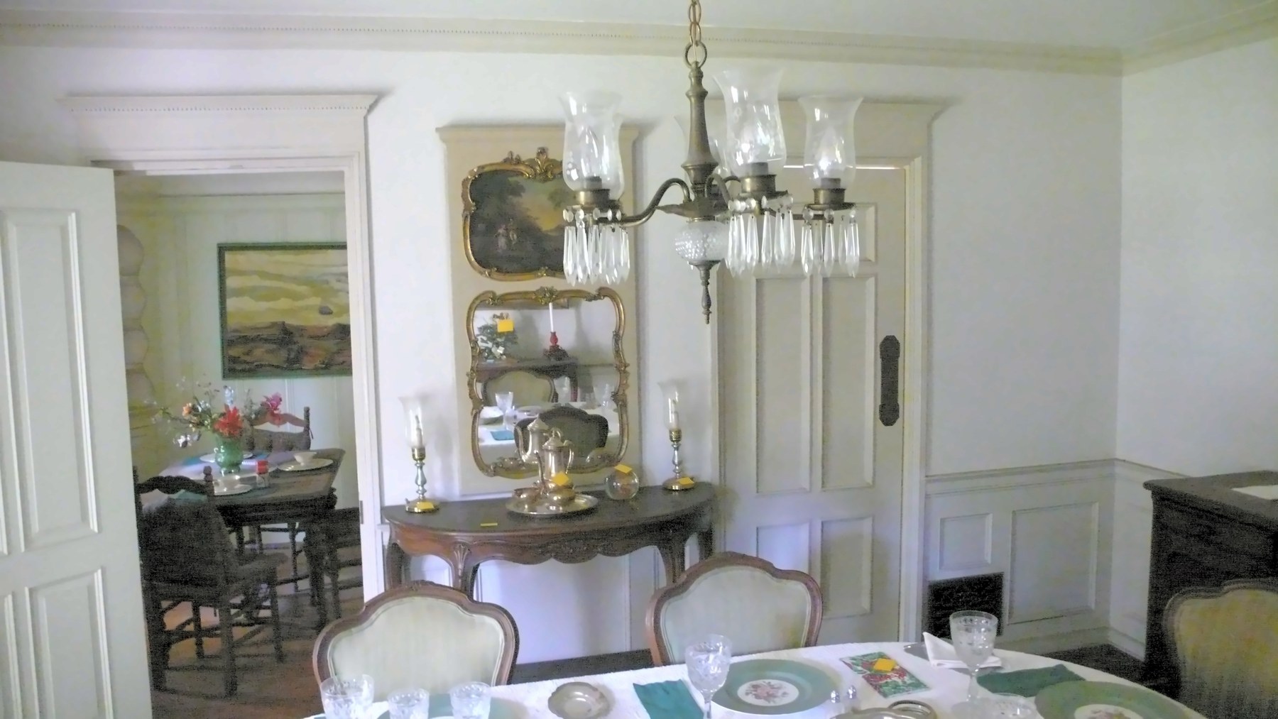 The dining room, before