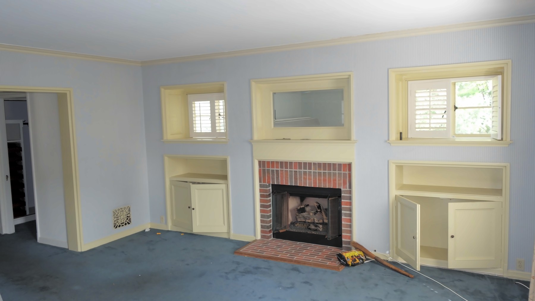 The principal bedroom, during